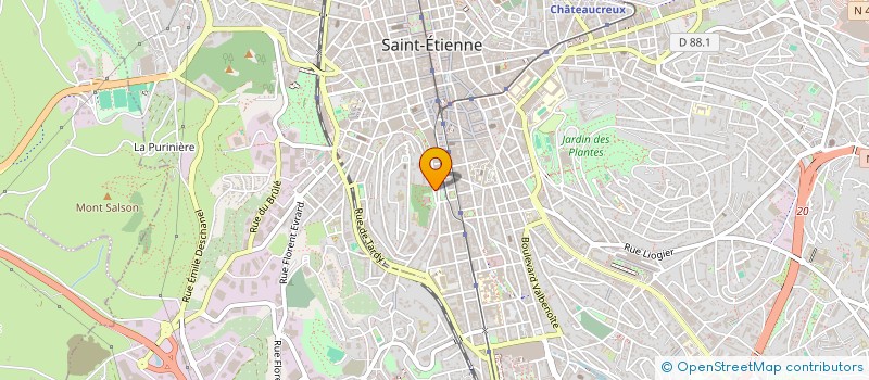 localisation de l'entreprise MADAME CAMILLE FUENTES  SAINT-ETIENNE