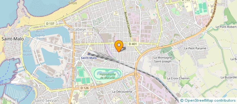 localisation de l'entreprise MADAME CAMILLE GABORIAU  SAINT-MALO