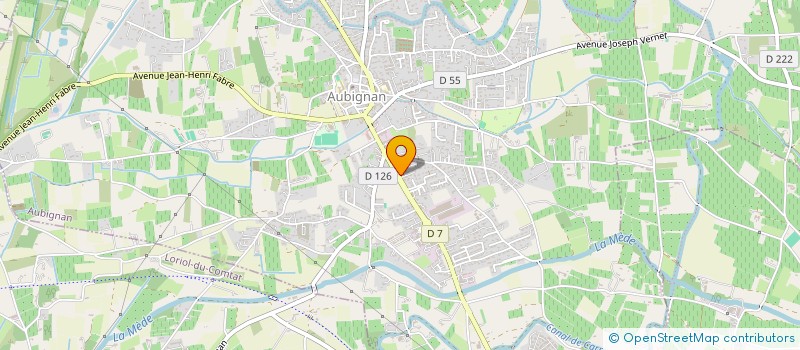 localisation de l'entreprise MADAME CAMILLE GACON-WENGER  BEAUMES-DE-VENISE