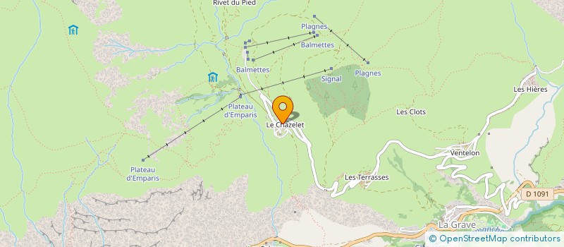 localisation de l'entreprise MADAME CAMILLE GAILLARD  LA GRAVE