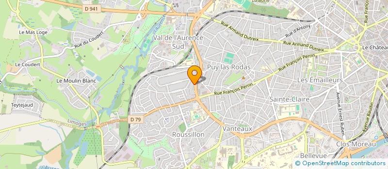 localisation de l'entreprise MADAME CAMILLE GAILLARD à LIMOGES