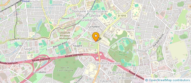 localisation de l'entreprise MADAME CAMILLE GAILLET  PESSAC