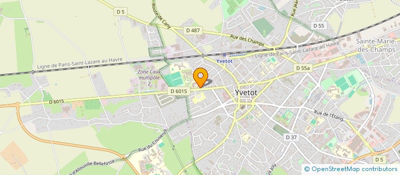 localisation de l'entreprise MADAME CAMILLE GALAIS  YVETOT