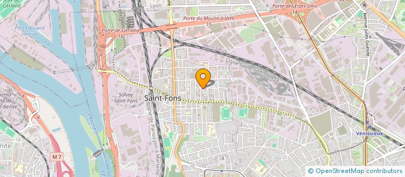 localisation de l'entreprise MADAME CAMILLE GALAUP  SAINT-FONS