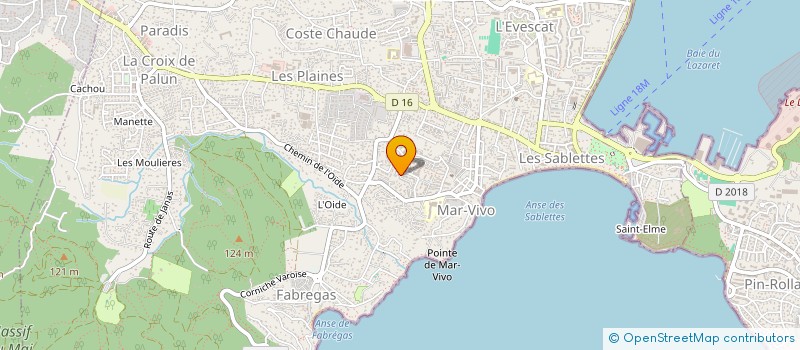 localisation de l'entreprise MADAME CAMILLE GALAURCHI  LA SEYNE-SUR-MER