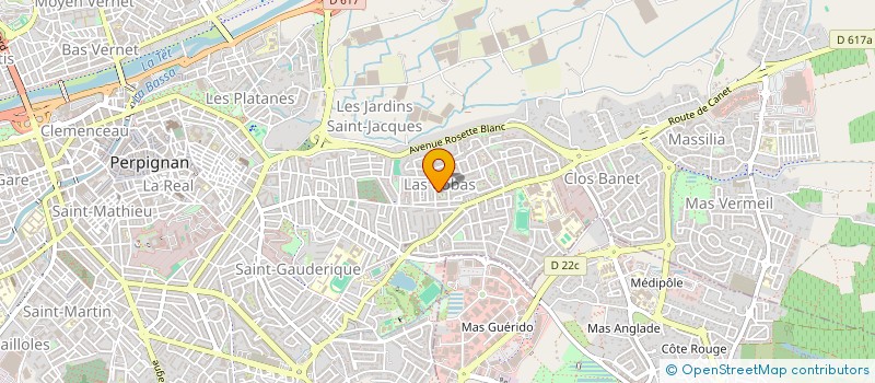 localisation de l'entreprise MADAME CAMILLE GALEA  PERPIGNAN