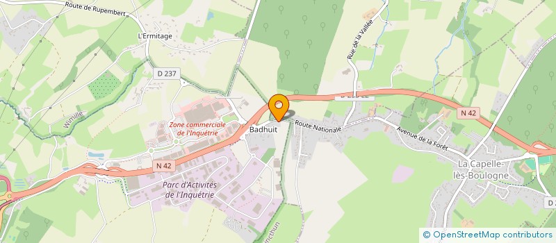 localisation de l'entreprise MADAME CAMILLE GAMBART  SAINT-MARTIN-BOULOGNE