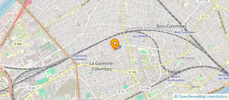 localisation de l'entreprise MADAME CAMILLE GANCEL à LA GARENNE-COLOMBES