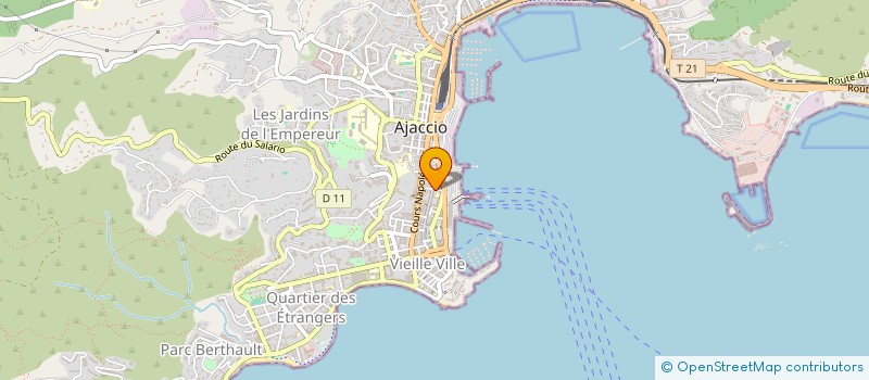 localisation de l'entreprise MADAME CAMILLE GARCIA à AJACCIO