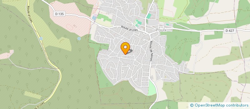 localisation de l'entreprise MADAME CAMILLE GARCIA  POULX