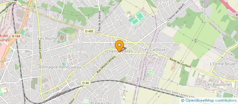 localisation de l'entreprise MADAME CAMILLE GAREL  CONFLANS SAINTE HONORINE