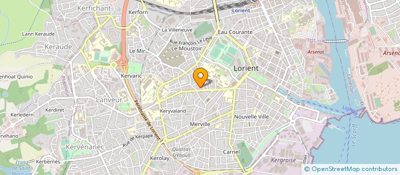 localisation de l'entreprise MADAME CAMILLE GARREC  LORIENT