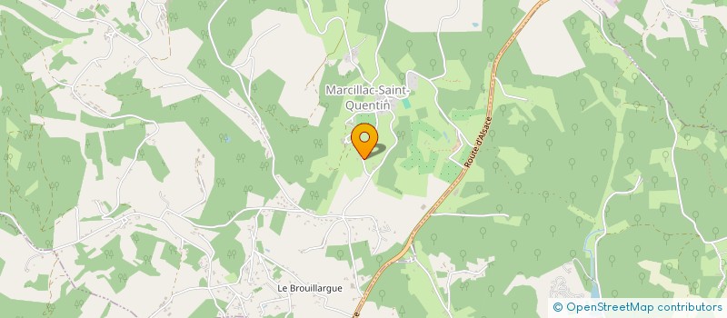 localisation de l'entreprise MADAME CAMILLE GARROUTY  MARCILLAC-SAINT-QUENTIN