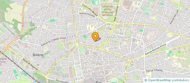 localisation de l'entreprise MADAME CAMILLE GARZON à PAU