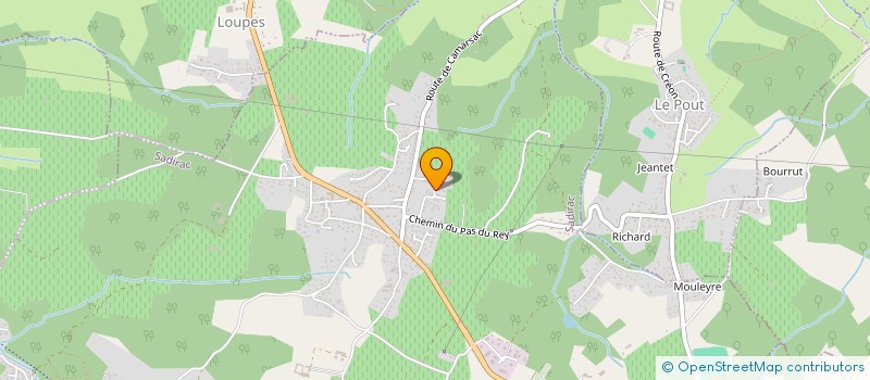 localisation de l'entreprise MADAME CAMILLE GASSIAT  SADIRAC