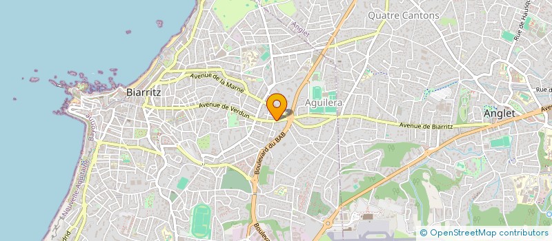 localisation de l'entreprise MADAME CAMILLE GAUIN  BIARRITZ