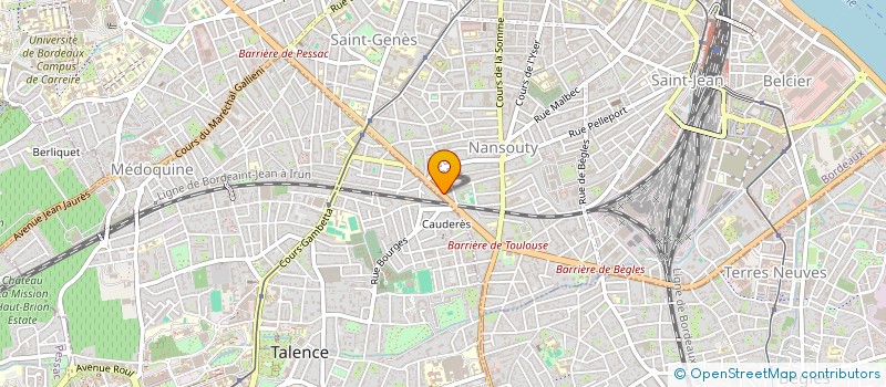 localisation de l'entreprise MADAME CAMILLE GAUTIER  BORDEAUX