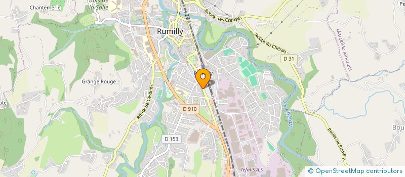 localisation de l'entreprise MADAME CAMILLE GAY  RUMILLY