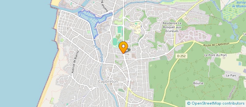 localisation de l'entreprise MADAME CAMILLE GAY  CAPBRETON