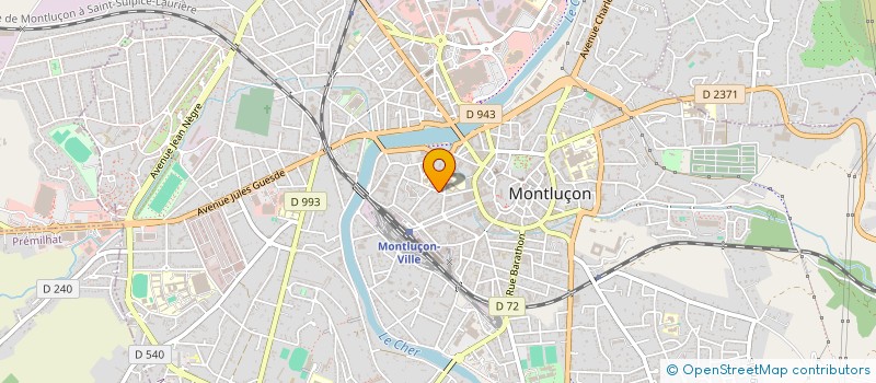 localisation de l'entreprise MADAME CAMILLE GAYON à MONTLUCON