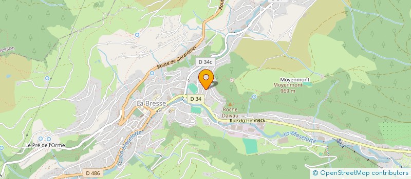 localisation de l'entreprise MADAME CAMILLE GEHIN à LA BRESSE