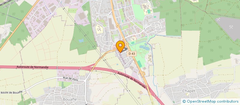 localisation de l'entreprise MADAME CAMILLE GEOLIER  LES MUREAUX