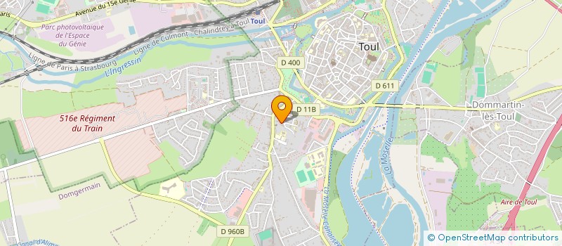 localisation de l'entreprise MADAME CAMILLE GEORGES  TOUL