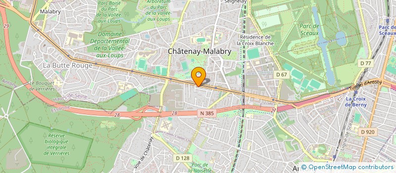 localisation de l'entreprise MADAME CAMILLE GERARD  CHATENAY-MALABRY