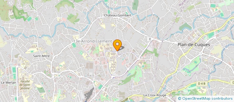 localisation de l'entreprise MADAME CAMILLE GERVAIS  MARSEILLE