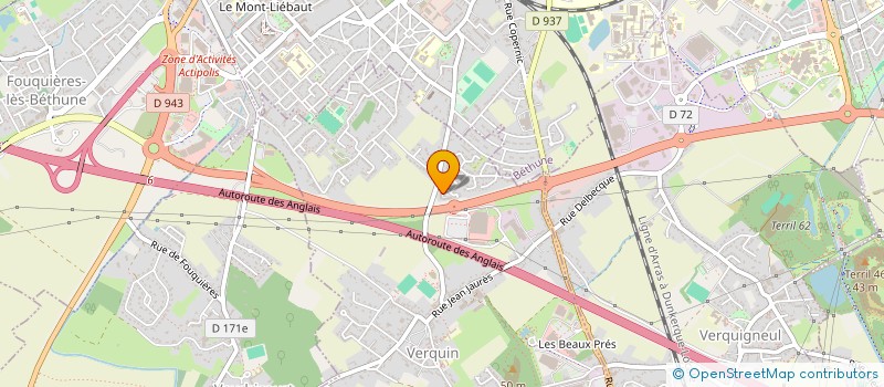 localisation de l'entreprise MADAME CAMILLE GESLIN  VERQUIN