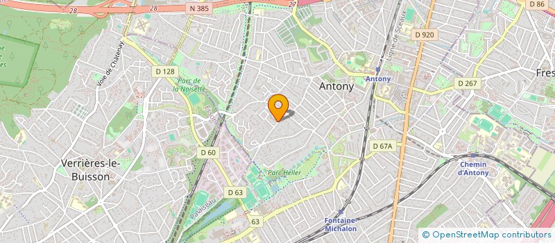 localisation de l'entreprise MADAME CAMILLE GHAZI  ANTONY