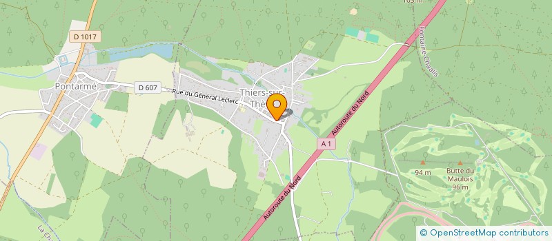 localisation de l'entreprise MADAME CAMILLE GICQUELET  THIERS-SUR-THEVE