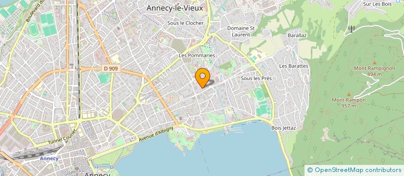 localisation de l'entreprise MADAME CAMILLE GIGLEUX à ANNECY