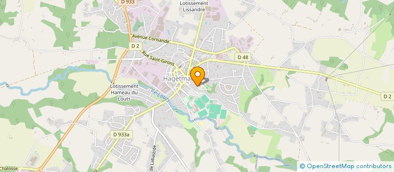 localisation de l'entreprise MADAME CAMILLE GIL  HAGETMAU