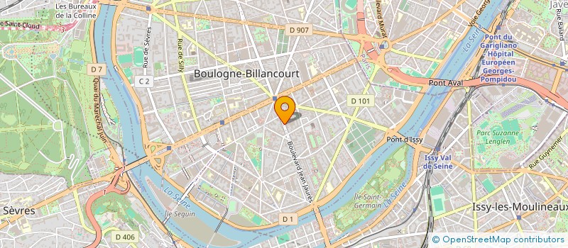 localisation de l'entreprise MADAME CAMILLE GILLES à BOULOGNE-BILLANCOURT