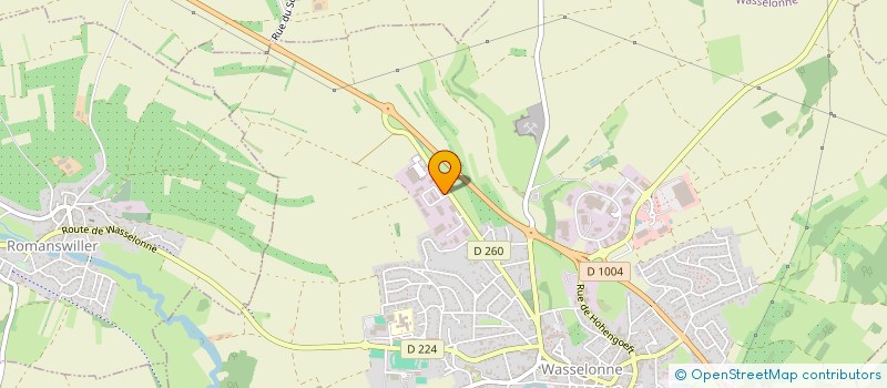 localisation de l'entreprise MADAME CAMILLE GILLIG  WASSELONNE