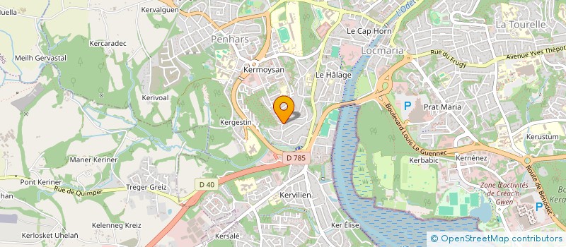 localisation de l'entreprise MADAME CAMILLE GIRARD à QUIMPER