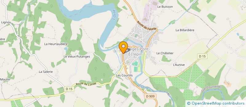 localisation de l'entreprise MADAME CAMILLE GIRARD à PUTANGES-LE-LAC