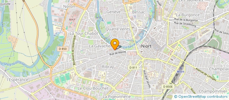 localisation de l'entreprise MADAME CAMILLE GIRAUD à NIORT