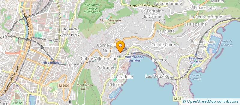 localisation de l'entreprise MADAME CAMILLE GIRODENGO à VILLEFRANCHE-SUR-MER