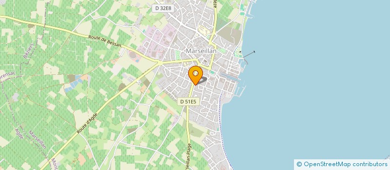 localisation de l'entreprise MADAME CAMILLE GIROUD à MARSEILLAN