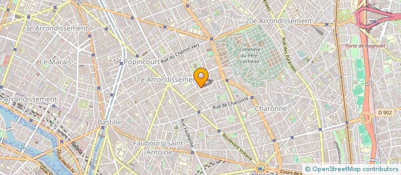 localisation de l'entreprise MADAME CAMILLE GIUNTI  PARIS