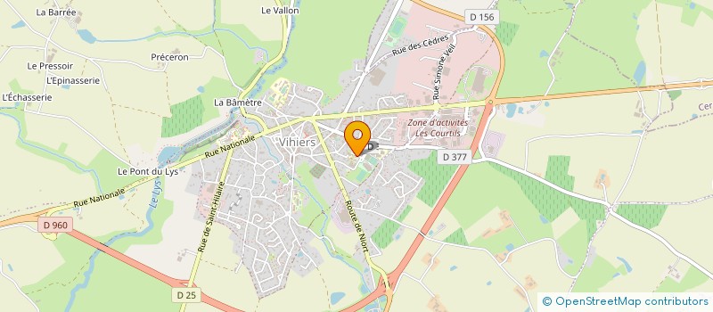 localisation de l'entreprise MADAME CAMILLE GLAVIEUX à LYS-HAUT-LAYON