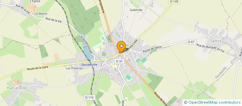 localisation de l'entreprise MADAME CAMILLE GODART  PRETOT-VICQUEMARE