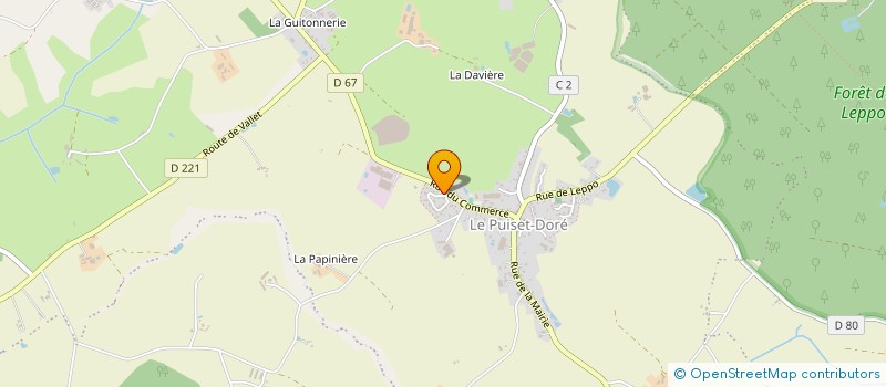 localisation de l'entreprise MADAME CAMILLE GODRANT à MONTREVAULT-SUR-EVRE
