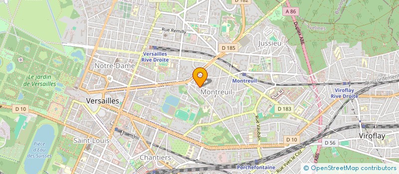 localisation de l'entreprise MADAME CAMILLE GOFFAUX à VERSAILLES