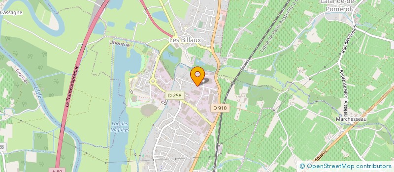 localisation de l'entreprise MADAME CAMILLE GONCALVES  LIBOURNE