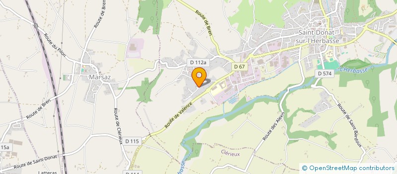 localisation de l'entreprise MADAME CAMILLE GONDRAN  SAINT-DONAT-SUR-L'HERBASSE