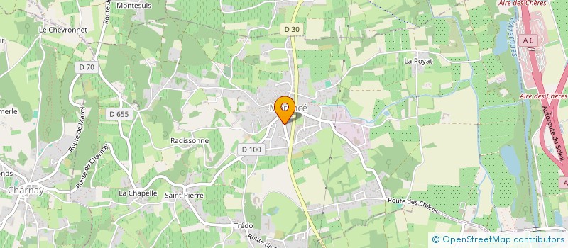 localisation de l'entreprise MADAME CAMILLE GORGET  MORANCE