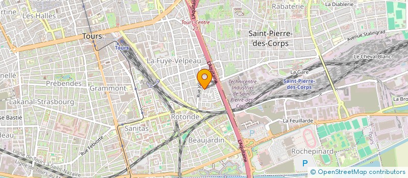 localisation de l'entreprise MADAME CAMILLE GORIN  TOURS